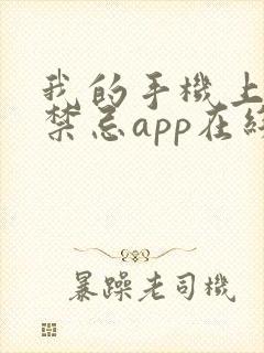 我的手机上全是禁忌app在线免费看