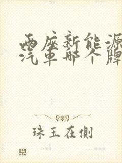 两座新能源电动汽车哪个牌子好 两座新能源电动汽车哪个牌子好