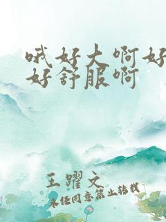 哦好大啊好爽啊好舒服啊