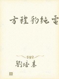 方程豹纯电