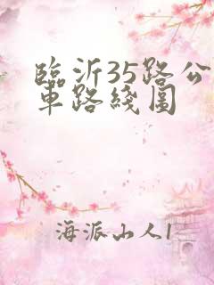 临沂35路公交车路线图