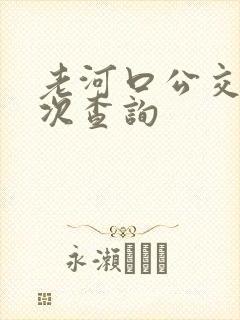 老河口公交车班次查询