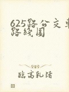 625路公交车路线图