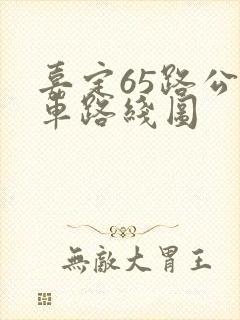 嘉定65路公交车路线图