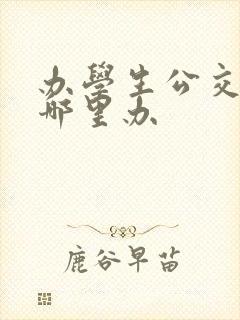办学生公交卡去哪里办
