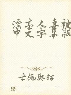 漂亮人妻被强中中文字幕版本