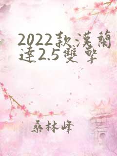 2022款汉兰达2.5双擎