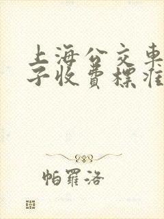 上海公交车小孩子收费标准