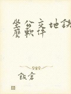 坐公交地铁用什么软件 坐公交地铁用什么软件