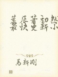 叶辰萧初然最新最快更新小说