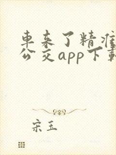 车来了精准实时公交app下载