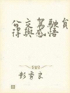 公交驾驶员的心得与感悟