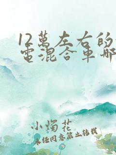 12万左右的油电混合车哪款好