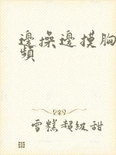 边操边摸胸的视频