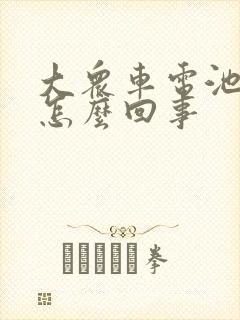 大众车电池灯亮怎么回事