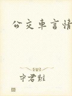公交车言情小说