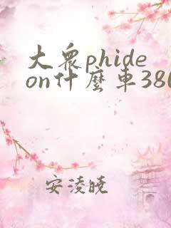 大众phideon什么车380tsi什么价格