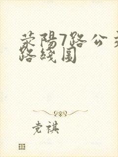 荥阳7路公交车路线图