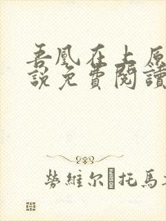 吾凰在上原著小说免费阅读 吾凰在上原著小说免费阅读