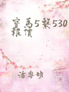 宝马5系530报价 宝马5系530报价
