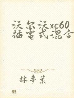 沃尔沃xc60插电式混合动力