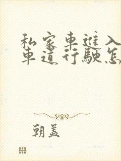 私家车进入公交车道行驶怎么处罚