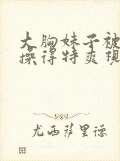 大胸妹子被男人操得特爽视频