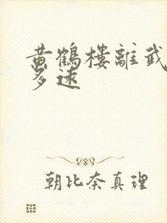 黄鹤楼离武汉站多远