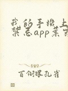 我的手机上全是禁忌app叶霖免费阅读