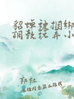 貂蝉被捆绑紧缚调教玩弄小说