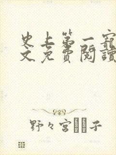 史上第一宠婚全文免费阅读