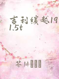 吉利缤越19款1.5t
