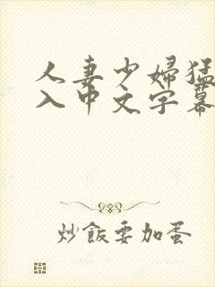 人妻少妇猛烈进入中文字幕图