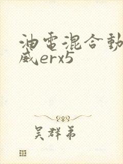 油电混合动力荣威erx5