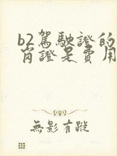 b2驾驶证的上岗证是费用多少钱
