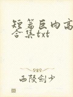 短篇巨肉高h强合集txt