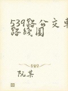 539路公交车路线图