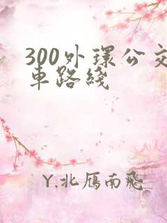 300外环公交车路线