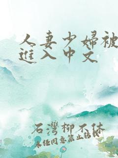 人妻少妇被猛烈进入中文 人妻少妇被猛烈进入中文