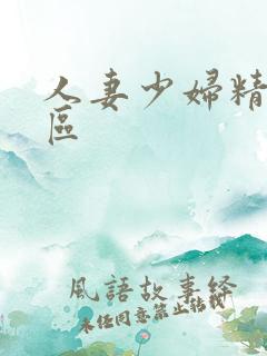 人妻少妇精品一区
