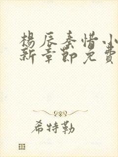 杨辰秦惜小说最新章节免费阅读无弹窗