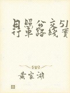 日照公交51路行车路线实时图