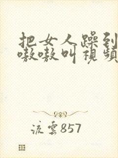 把女人躁到高潮嗷嗷叫视频