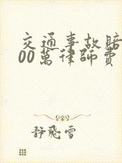 交通事故赔偿100万律师费多少钱