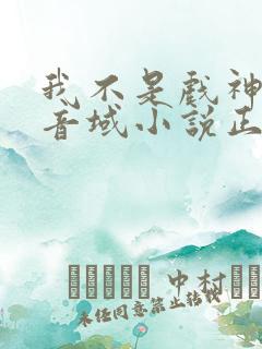 我不是戏神三九音域小说正版全文下载