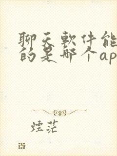 聊天软件能赚钱的是哪个app