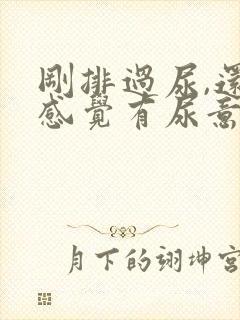 刚排过尿,还是感觉有尿意