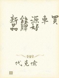 新能源车买哪个品牌好 新能源车买哪个品牌好