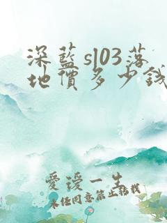 深蓝sl03落地价多少钱