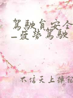 驾驶员安全培训_疲劳驾驶